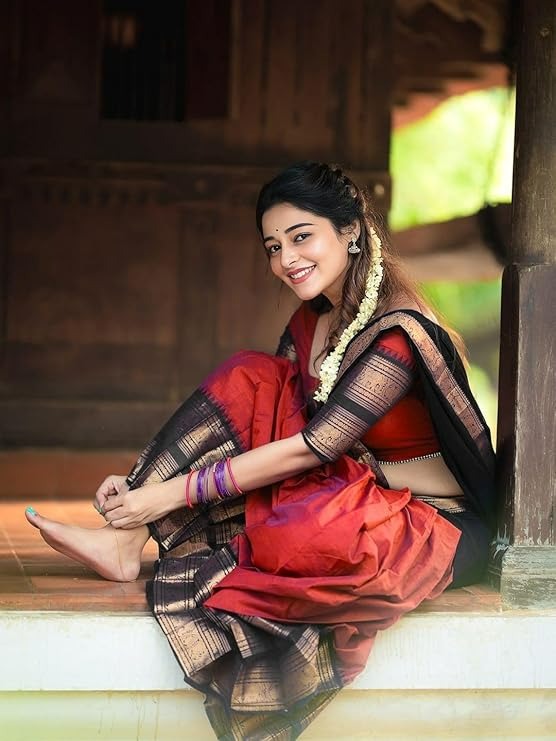 RENVAANI FASHION Women's Indian Traditional Unstitched Kanjivaram Kanchipuram Silk Pure Zari Weaving Lehenga Choli Along With Dupatta With Unstitch Blouse - Image 2